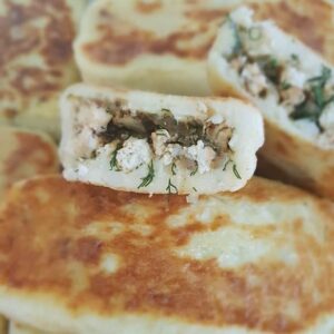 Картофельные зразы с куриным филе