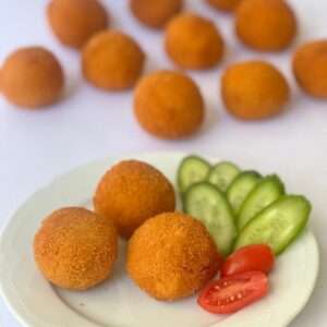 Рыбные крокеты с креветками